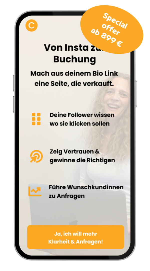 bio link seite offer